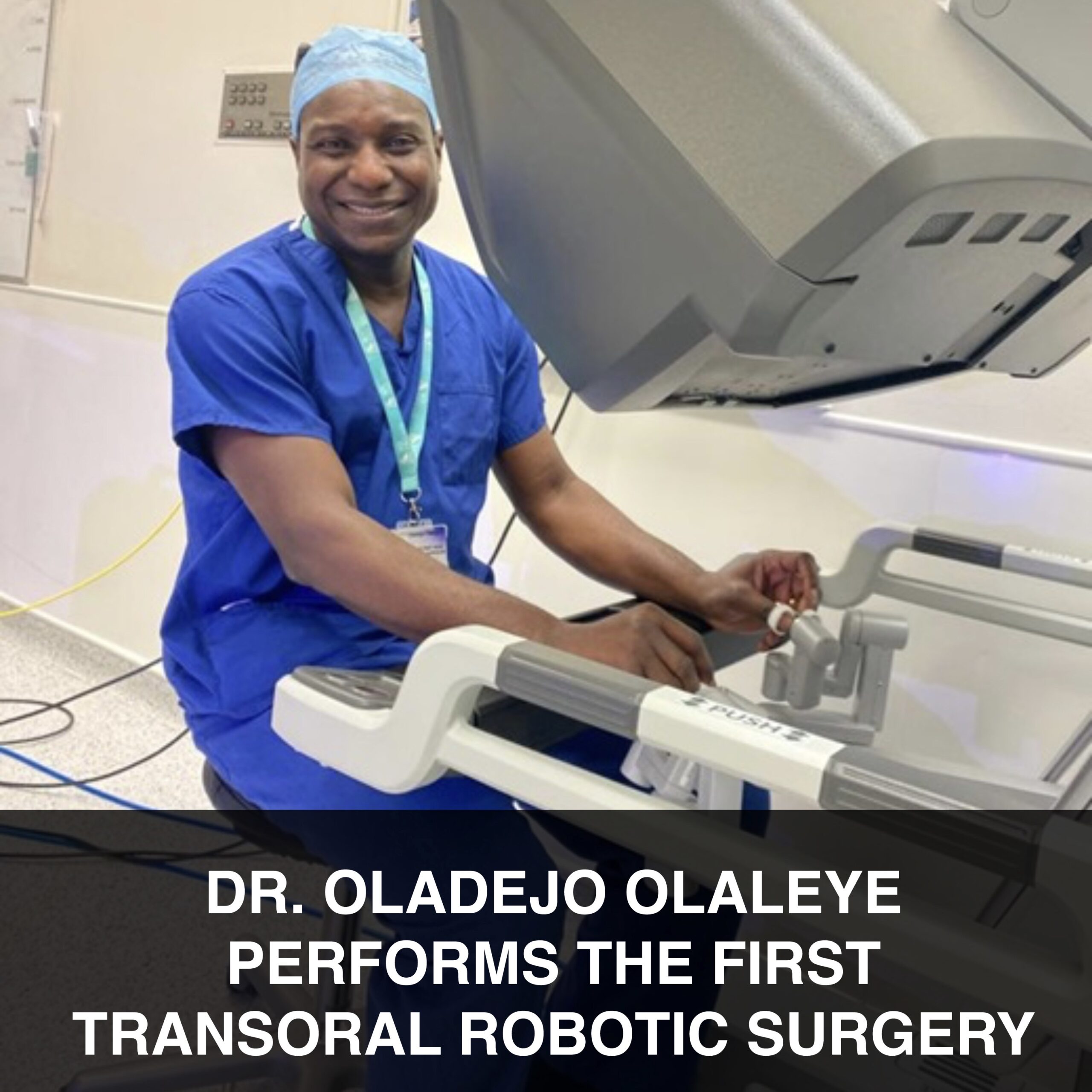 MEET DR. OLADEJO OLALEYE